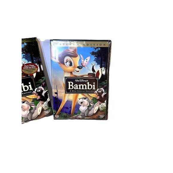 Disney's Bambi - 2-Disc Platinum Edition DVD (2005) – First Time Ever on DVD! - Picture 2 of 3